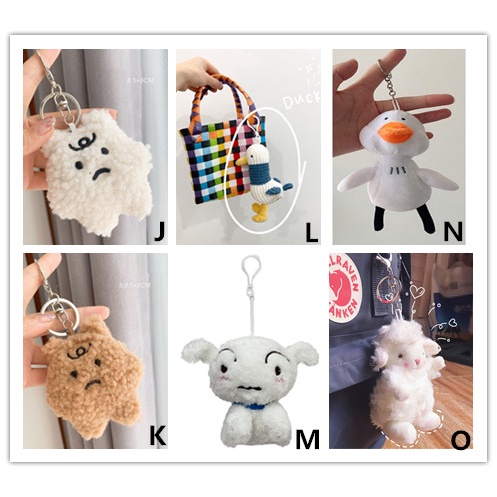 Móc Khóa Hình Động Vật Dễ Thương Phong Cách unisex