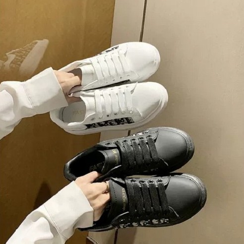 [Mã LT50 giảm 50k đơn 250k] Giày sneaker nữ HAPU thời trang Dir , độn đế tôn dáng SIÊU HOT 2021 ( 2 màu )