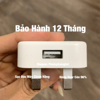 🌟Xả KHO🌟 Củ Sạc iPhone Bóc Máy Chính Hãng 3 Chân Cũ BH 12 Tháng