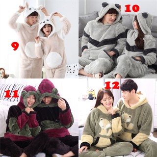 Bộ đồ ngủ đôi nam nữ và bộ gia đình mùa đông (Áo + quần)