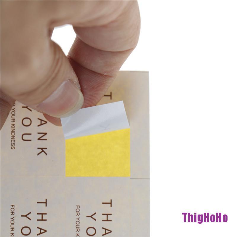 Set 10 Tờ 80 / 10 Tờ Nhãn Dán In Chữ Thank You For Your Kindness Dùng Trang Trí Hộp Quà Tặng