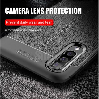 Ốp lưng silicon vân da cho Samsung Galaxy A50 - Auto Focus