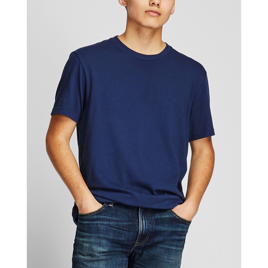 Áo thun trơn unisex cổ tròn Size XL,XXL,3XL vải dày mịn form rộng Kabuto