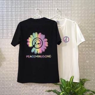 Áo Thun Phản Quang Unisex Tay Lỡ Form Rộng Hoa Cúc Peace Cho Nam Nữ Hai Màu Trắng Đen, Labibi