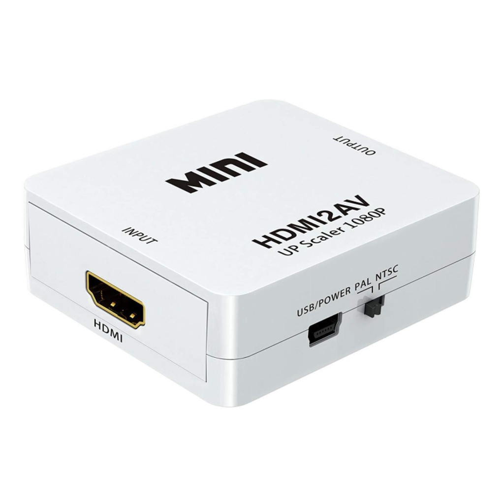 Sang AV Di Động Bộ Chuyển Đổi Mini Composite 1080P HDMI Sang RCA Audio Video CVBS AV Bộ Chuyển Đổi Xách Tay Với Cáp USB