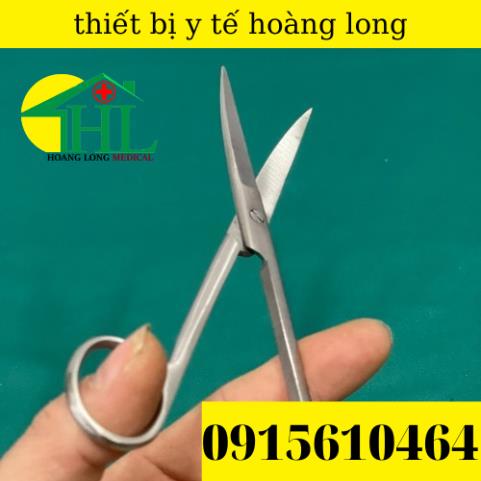 Kéo Y Tế -Kéo Cong Nhọn 2 Đầu 16cm Pakistan