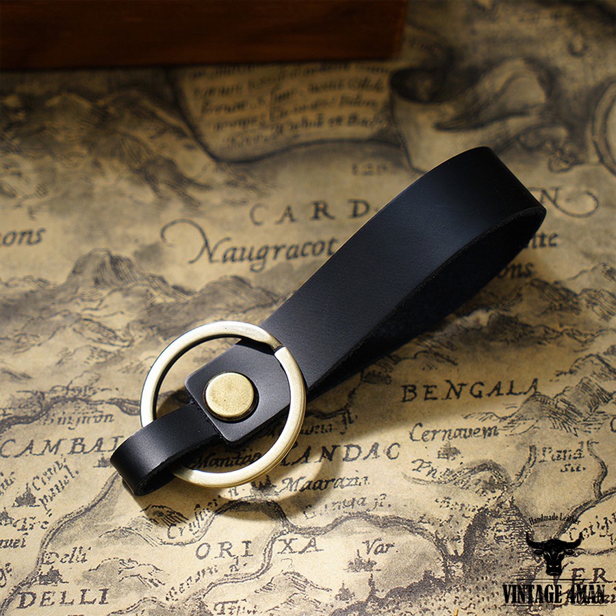 Móc Khóa Xe Ô Tô Xe Máy Da Handmade / Móc Chìa Khóa Mã MK05