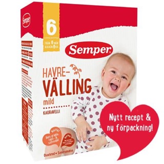 Sữa ngũ cốc Valling Semper từ Thuỵ Điển