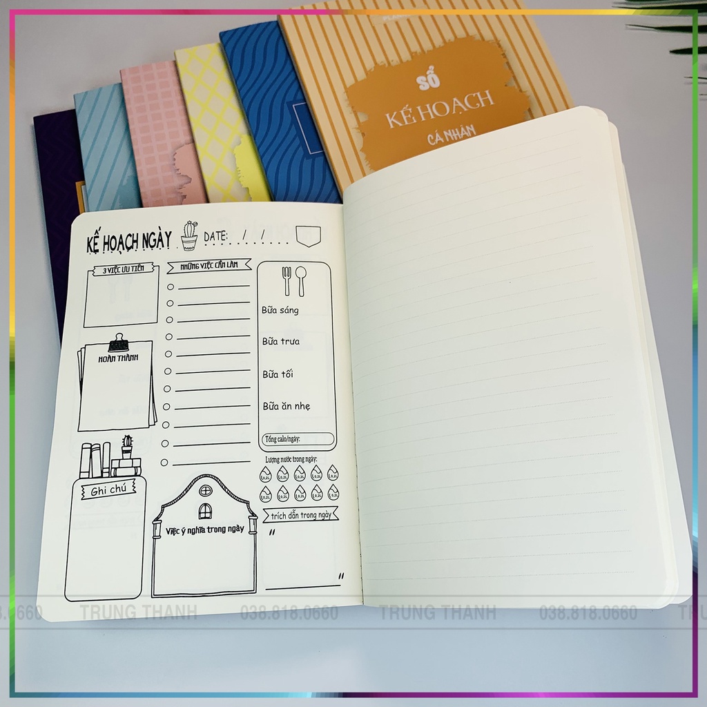 Sổ kế hoạch cá nhân, Sổ planner 2023, 120 trang, có lịch 2023