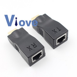 Đầu chuyển đổi 4K 3D HDMI 1.4 30M sang RJ45 Over Cat 5e/6 Network LAN Ethernet tiện lợi