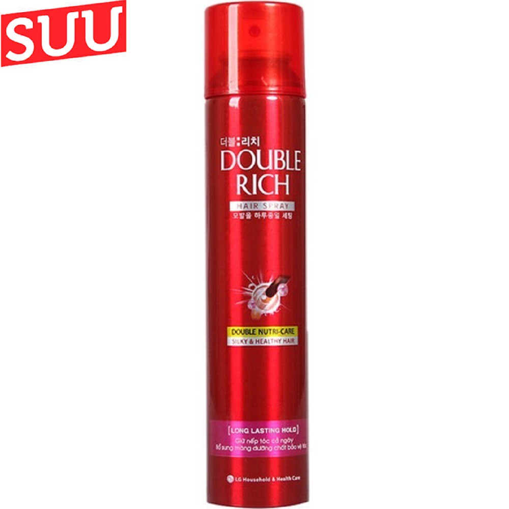Keo Xịt Giữ Nếp Tóc Double Rich Hair Spray 170ML suu.shop cam kết 100% chính hãng