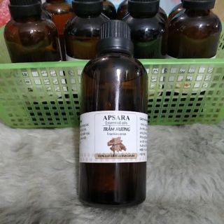 Tinh dầu trầm hương lọ 100ml xông phòng hoặc đổ vào lọ treo xe ô tô treo phòng treo tủ khử mùi và thư giãn như spa