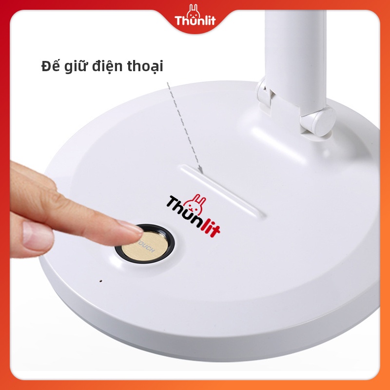 Đèn để bàn Thunlit cảm ứng 7W 3000mAh USB 3 màu có phụ kiện