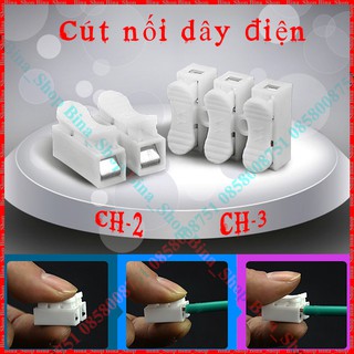 Cút nối dây điện , cầu nối nhanh dây điện ch-2 ch-3