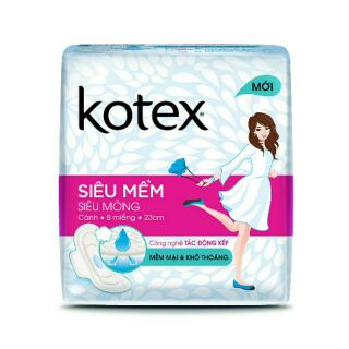 (Thanh lý) Kotex siêu mềm cánh