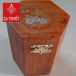 [FREESHIP] Hộp đựng chè gỗ hương chất lượng cao