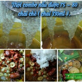 TUYẾT YẾN + NHỰA ĐÀO + BỒ MỄ ( MỖI VỊ 100G + HÌNH THẬT ).