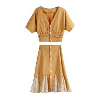 Set váy áo retro phong cách cổ điển