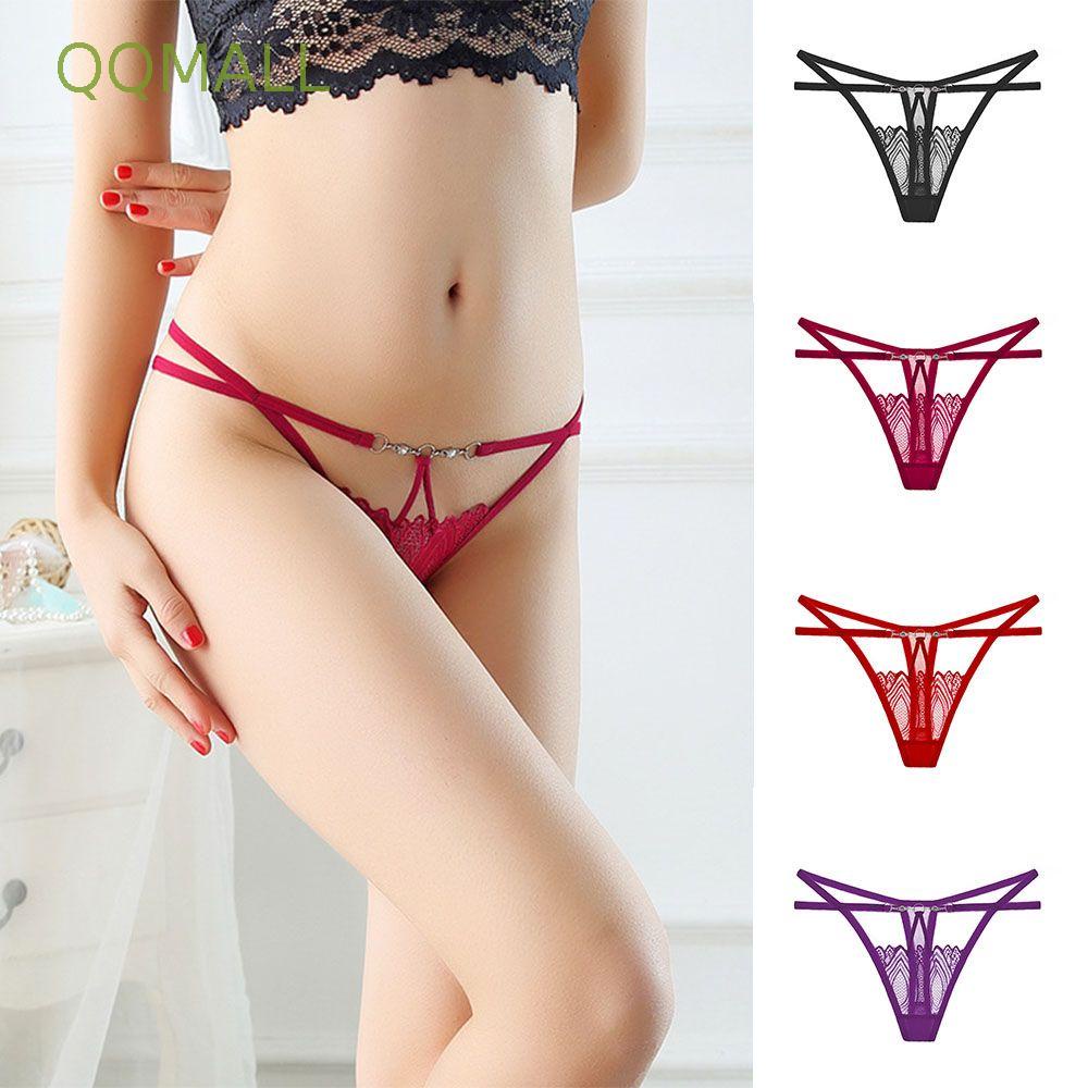 Quần Lót Ren Xuyên Thấu Lưng Thấp Nhiều Màu Quyến Rũ Cho Nữ