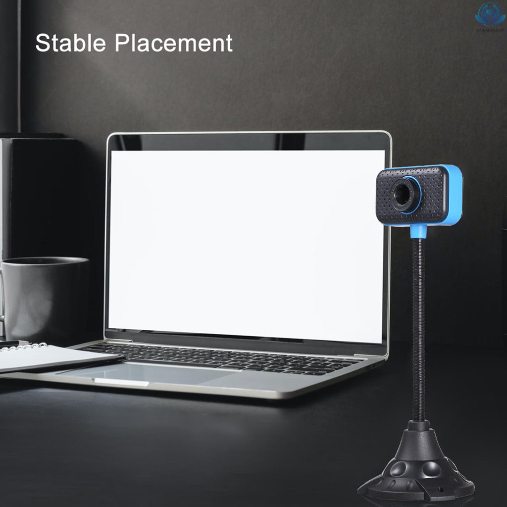 FLEXIBLE Webcam Usb 2.0 Độ Phân Giải Cao 480p Có Micro Cho Máy Tính
