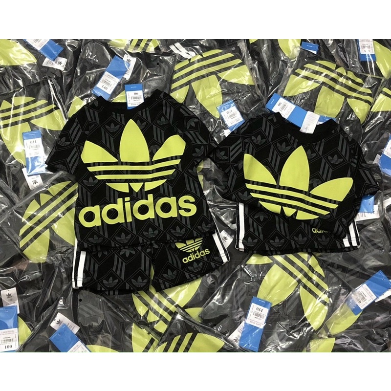 Bộ cộc hoạ tiết adi.das cho bé trai size từ 10-35 cân