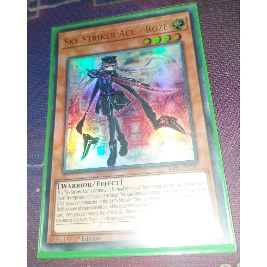 Thẻ Bài Yugioh: Sky Striker Ace - Roze - IGAS-EN020 - Ultra Rare 1st Edition