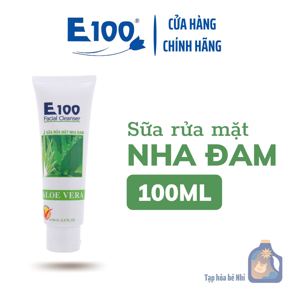 Sửa rữa mặt E100 nha đam cho da nhạy cảm 100ml [TAPH1020]