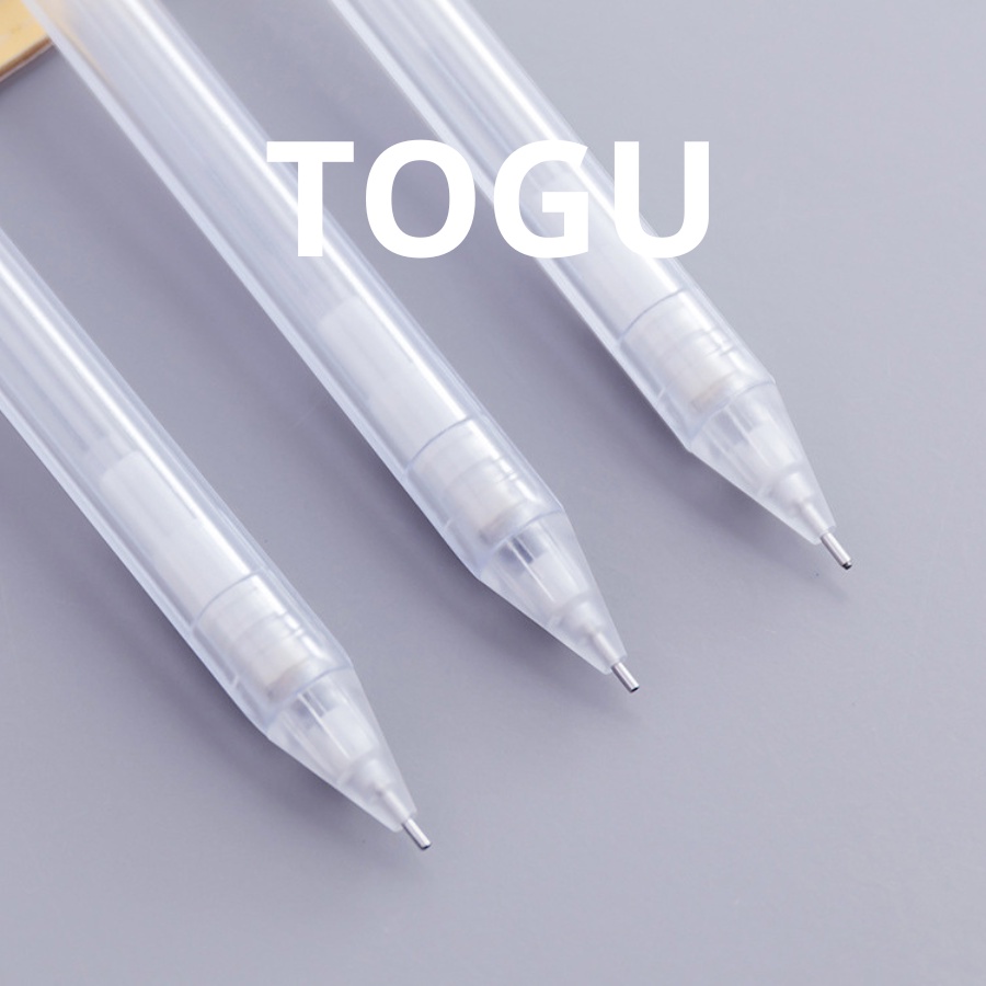 Bút chì bấm cơ TOGU ngòi 0.5mm 0.7mm bút chì học sinh văn phòng phẩm bút chì bấm tiện lợi bút chì dễ thương
