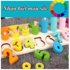 Bộ cọc tính số và hình theo phương pháp MONTESSORI