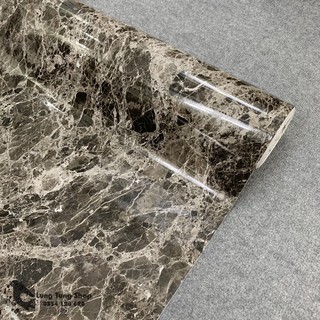 Decal đá hoa cương màu đen - Giấy dán tường bàn tủ có sẵn keo ( khổ 1,2m - mẫu D7 )