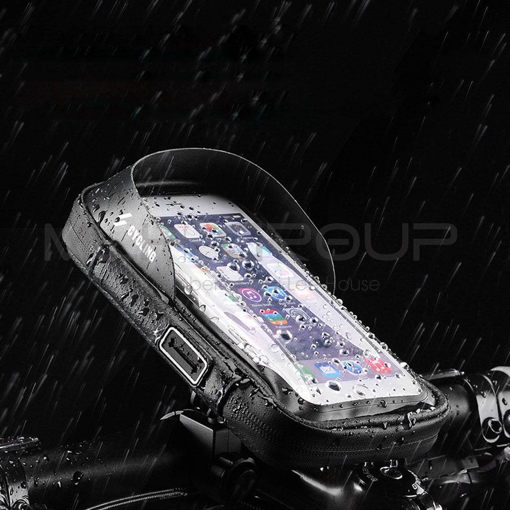 Hộp Giá Đỡ Điện Thoại Xoay 360 Độ Với Màn Hình Cảm Ứng Điện Thoại Siêu Nhạy Chống Nước Chất Liệu Eva Bền Bỉ MLH