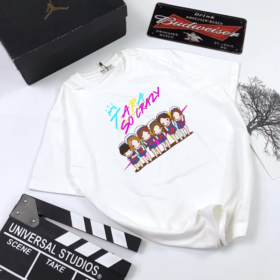 Áo thun Cotton Unisex - Fan T-ara Hàn Quốc - K-Pop - Chibi - T-ara so crazy