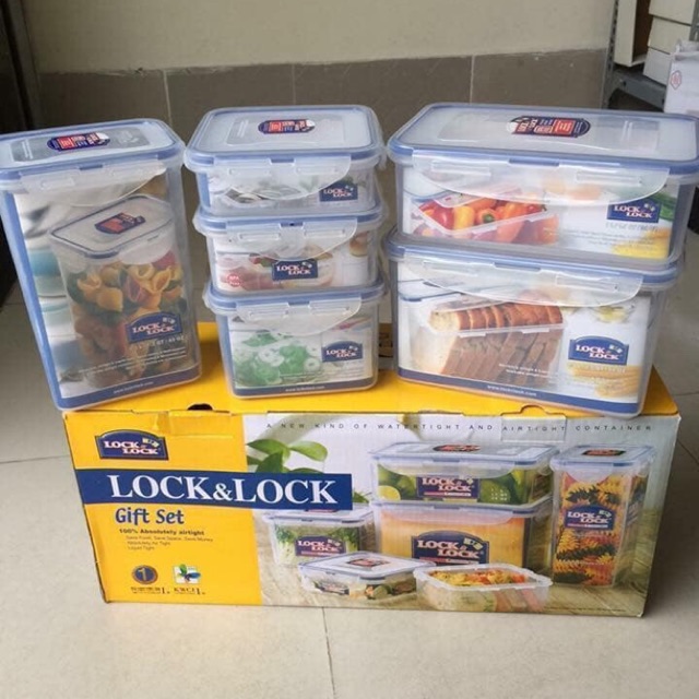 Bộ hộp nhựa 6 món Lock&Lock