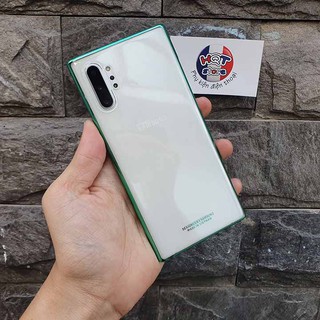 Ốp lưng trong suốt viền màu Clear Cover cho Note 10 Plus / Note 10