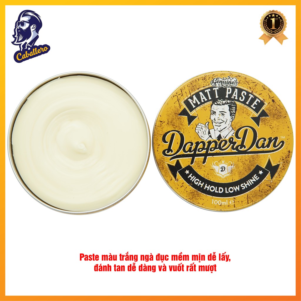 Sáp vuốt tóc Dapper Dan Matt Paste 100g