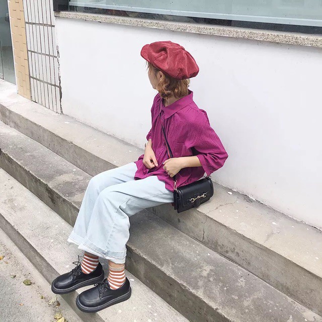 ⚡️FREESHIP 150K⚡️ [ORDER] Giày vintage mũi tròn (ảnh thật ở cuối) | BigBuy360 - bigbuy360.vn