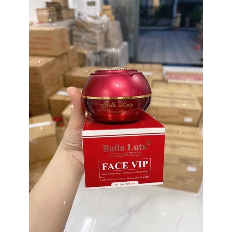 Kem Face Vip Balla Luta - Face Vip Đỏ Balla Luta 30gr Chính hãng Cty Thu Hằng