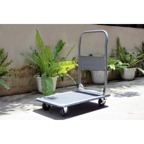 Xe đẩy hàng 4 bánh gấp gọn 170kg nhập khẩu ADVINDEQ,bánh cao su không ồn,xe kéo hàng gấp gọn đa năng-Chính hãng BH 1 năm