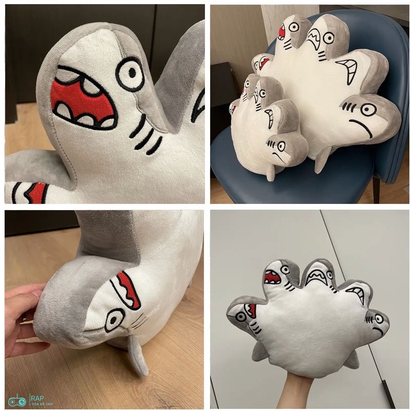 Cá mập nhồi bông cosplay ong, ngựa, chó, mèo,.. ngộ nghĩnh hài hước, chất liệu êm ái, trang trí, quà tặng bạn bè-Ráp