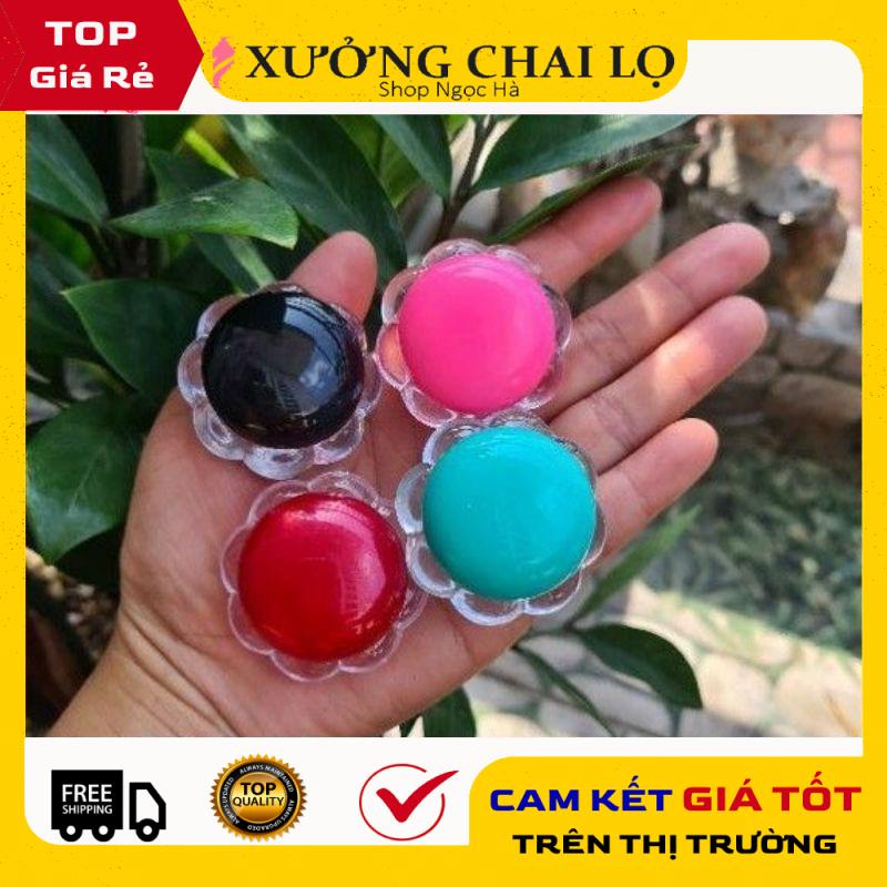 Hũ Chiết Mỹ Phẩm ❤ GIÁ RẺ NHẤT ❤ [Combo 100sp] Hũ chiết mỹ phẩm bông mai 5g đựng kem face, phụ kiện du lịch