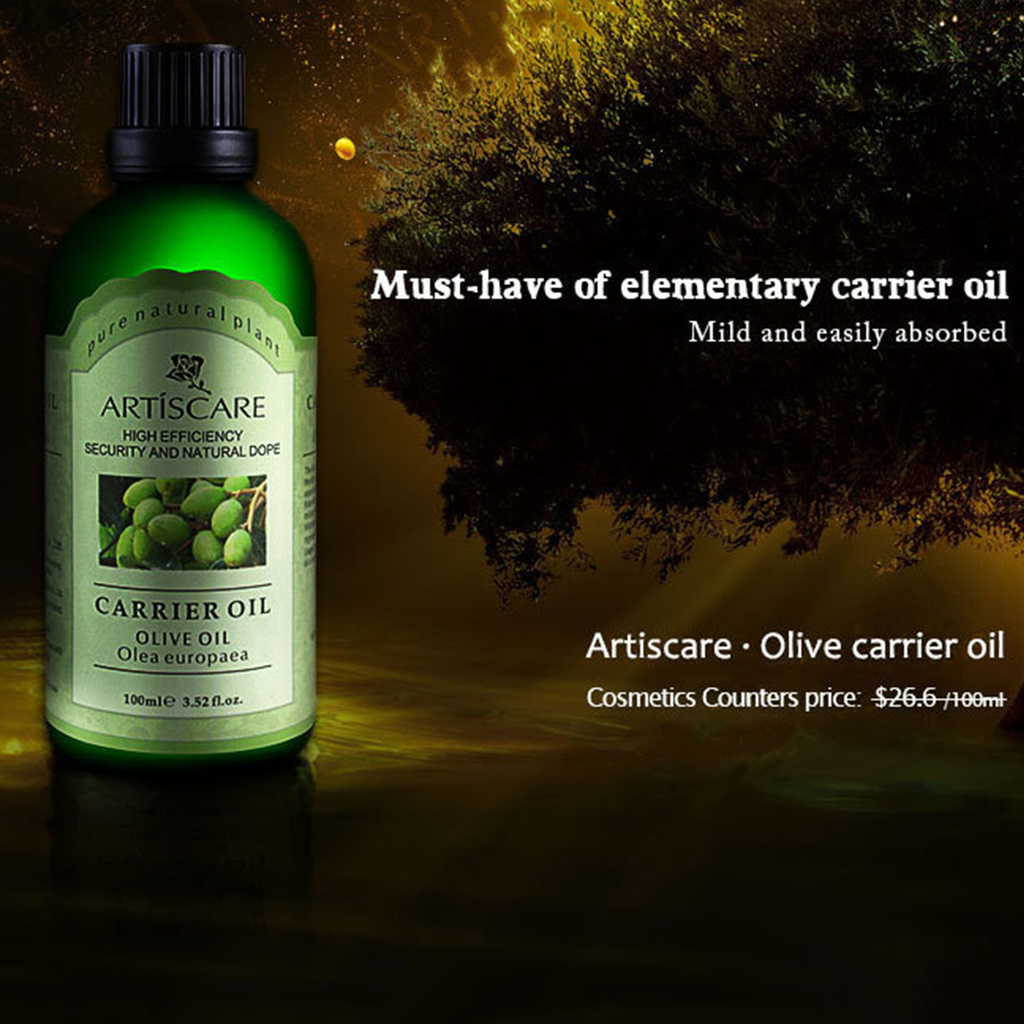 【JM】Natural Dry Skin Moisturizing Olive Base Essential Oil Stress Relief Massage