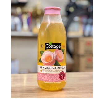 Gel Tắm Cottage Camellia Oil Pháp – Hương Hoa Trà 560ml