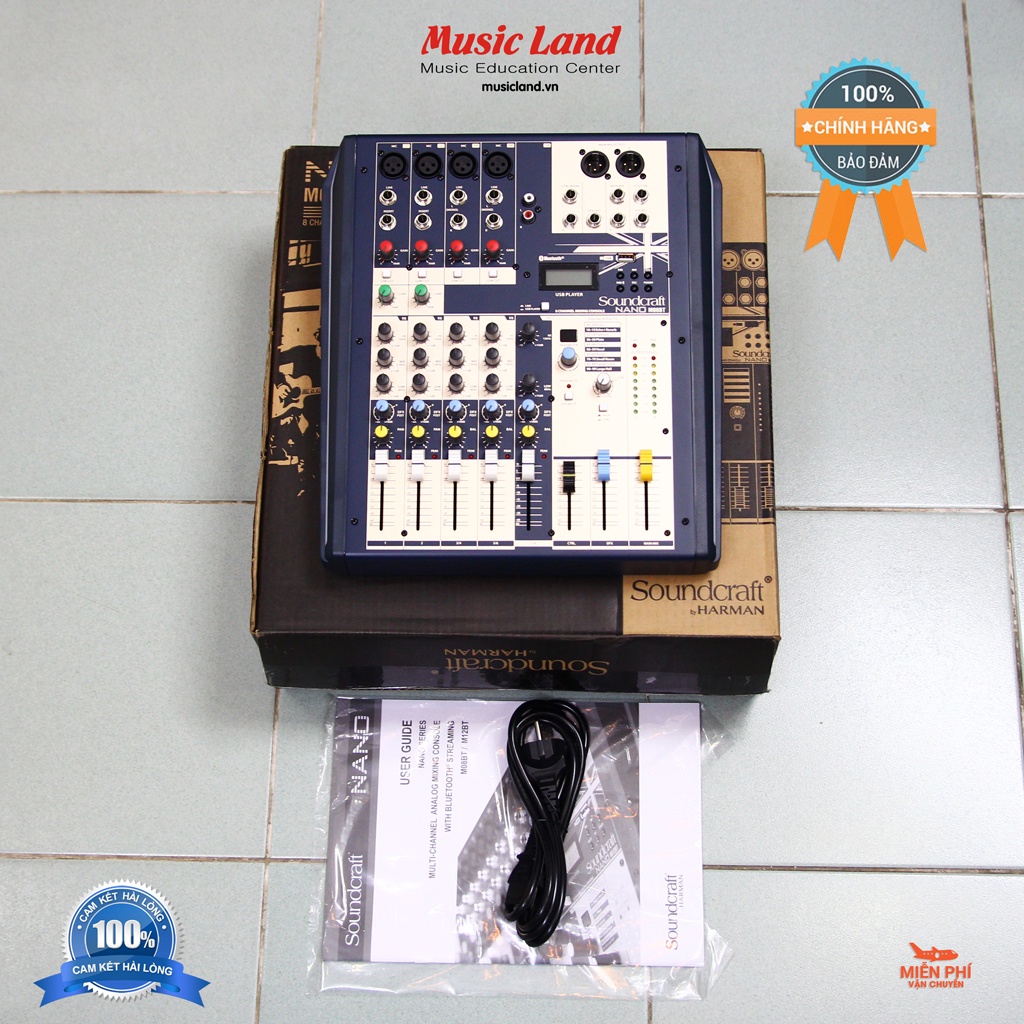 Mixer SoundCraft Nano M08BT  – Chính Hãng