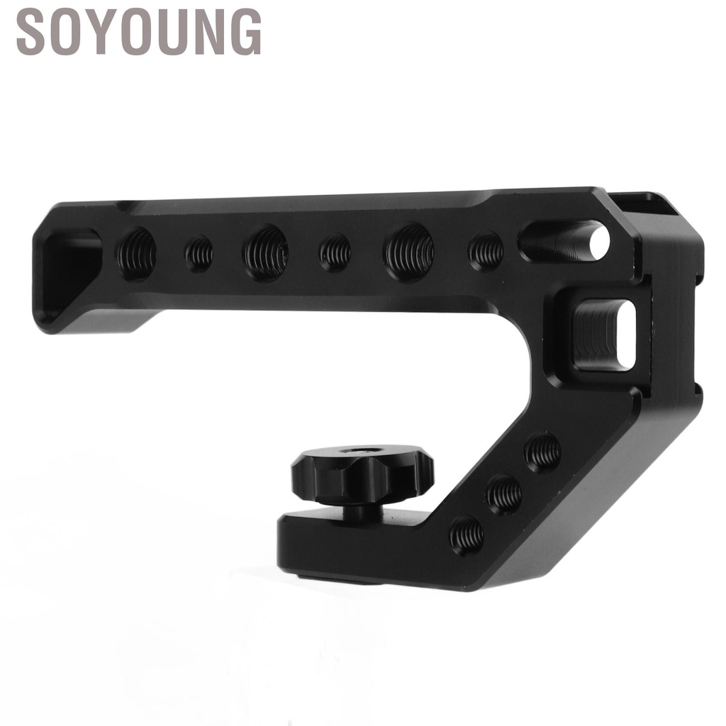Soyoung SLR Camera Top Handle Grip Mirrorless Cold Shoe Adapter Mount Hand Held Stabilizer