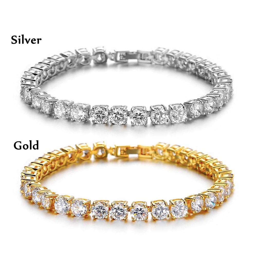 CACTU Women Men New Fashion Bracelet Luxury Shiny Diamond Bracelet