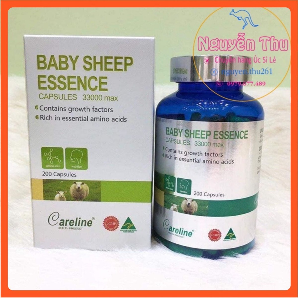Nhau thai cừu Careline Baby sheep Essence 33000 Max Úc