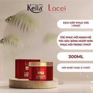 Kem hấp dầu phục hồi trong 1 phút Lacei Hair Plexx (Hũ 300ml)