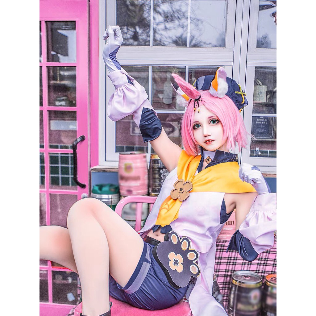 Set cosplay Diona Genshin Impact