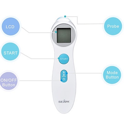 [HCM] MÁY ĐO NHIỆT ĐỘ SEJOY DET-306 Cao Cấp -nhiệt kế hồng ngoại