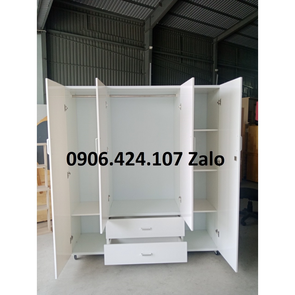 Tủ nhựa Quần Áo Cao 1M8 Ngang 1M65 Sâu 47cm FreeShip HCM New 100%